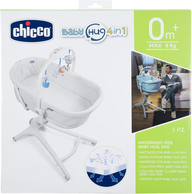 Chicco مرتبة شيكو بيبي هاج 0م+، بيضاء - Image 2